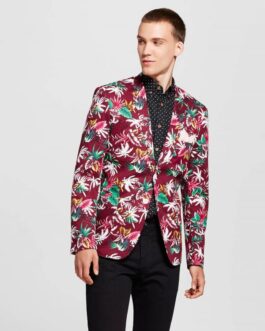 Palm Burgundy Jacket