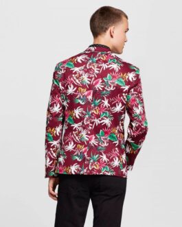 Palm Burgundy Jacket